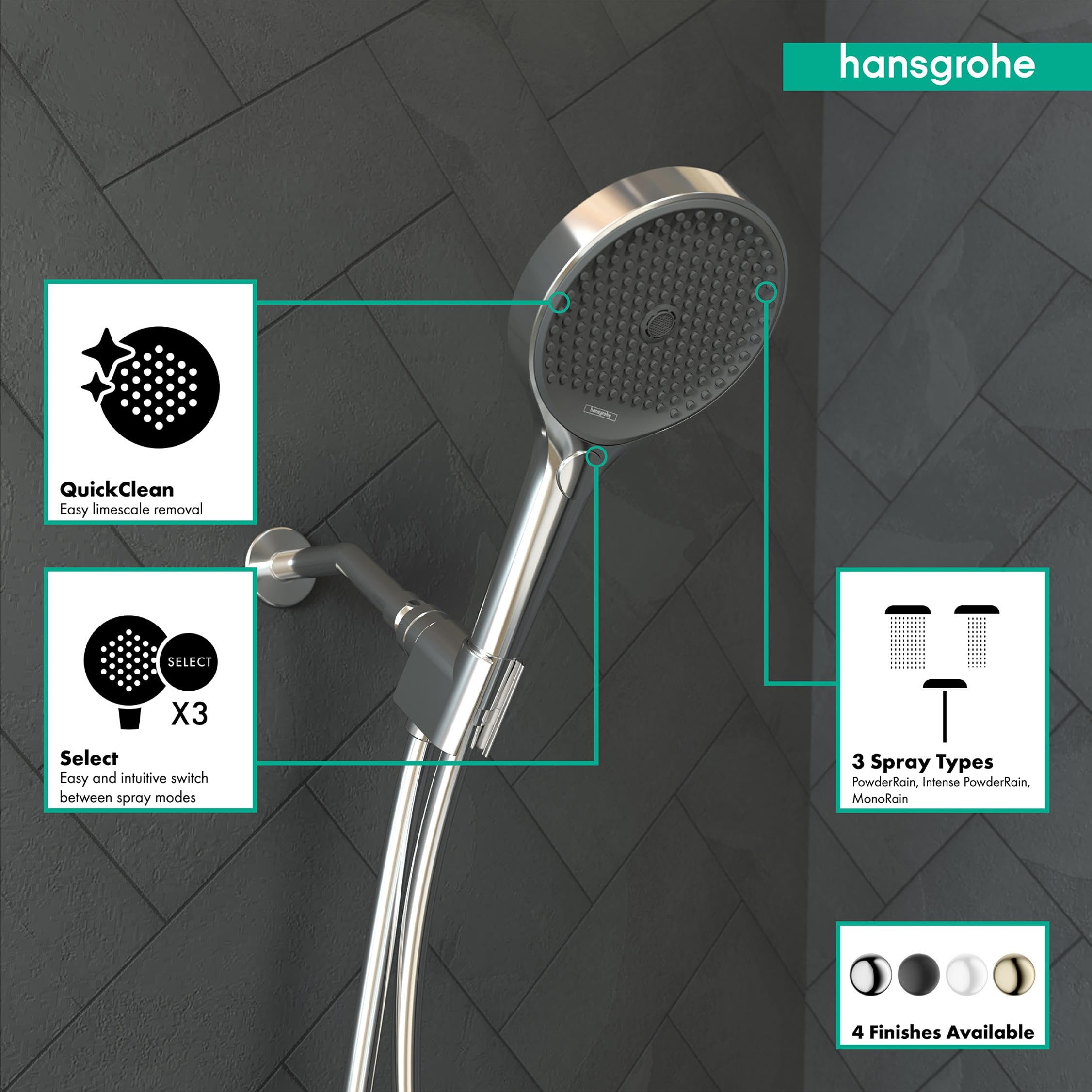 Amazon.co.jp: hansgrohe Rainfinity Rain 5インチ モダン